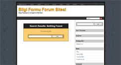 Desktop Screenshot of forum.bilgiformu.net